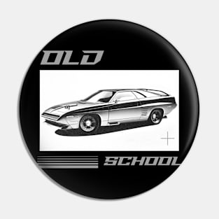 Old School Car Pin