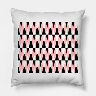 Geometric Pink Pillow