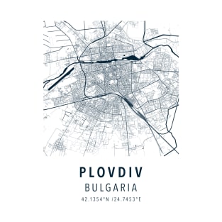 plovdiv simple map T-Shirt