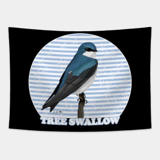 Tree Swallow Bird Watching Birding Ornithologist Gift Tapestry