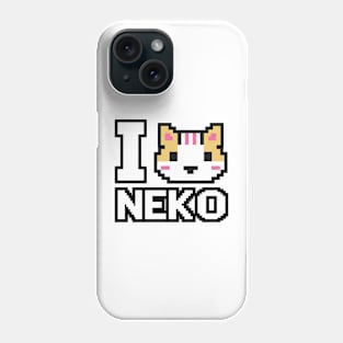 i love neko Phone Case