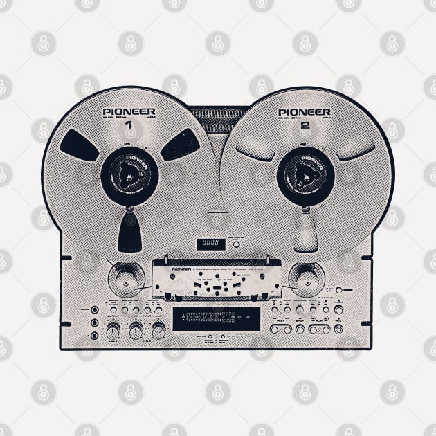 Vintage Aesthetic Reel To Reel Tape Recorder by unknown_pleasures