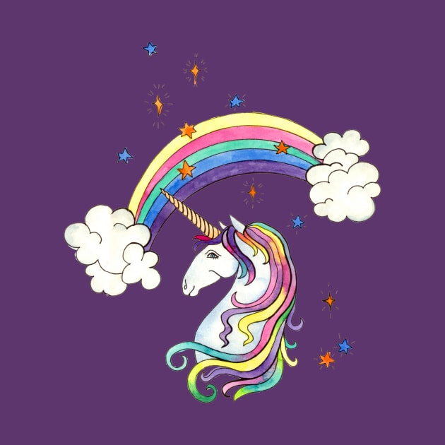 rainbow unicorn by alenaganzhela