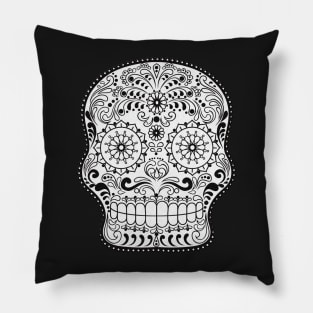 Bone Calavera Pillow