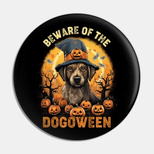 Beware the Dogoween Witch Pup! Pin