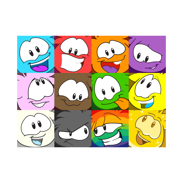 Puffle Expressions by ConnerPlays