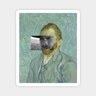 Van Gogh Clint Eastwood Art Magnet