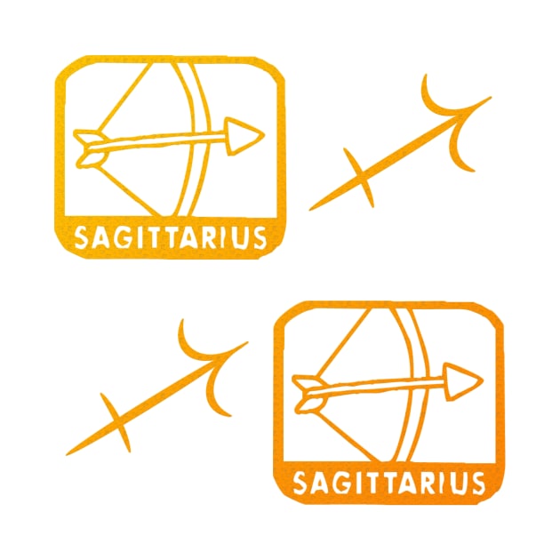 Sagittarius Birth Sign - Yellow by BurritoKitty