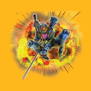 Cool Robots Don't Look at Explosions (Pathfinder) T-Shirt