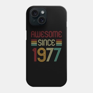 Vintage Awesome Since 1977 Phone Case