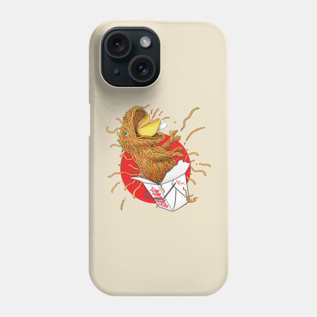 Chowmeinosaurus Rex Phone Case by CritterArt