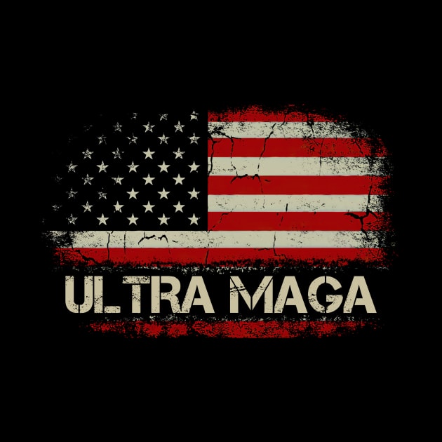 Ultra Maga Conservative Us Flag Anti liberal by petemphasis