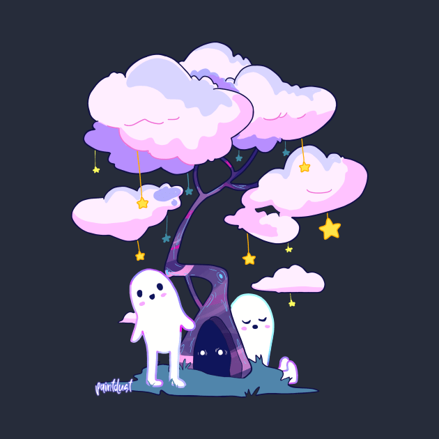 Friendly Ghosts by paintdust
