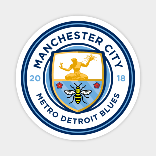 MCFC Metro Detroit Blues Magnet