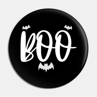 Boo Halloween design Pin