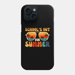 Schools Out For Summer Last Day Of School Teacher End Of School Phone Case