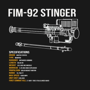 FIM-92 Stinger Missile T-Shirt