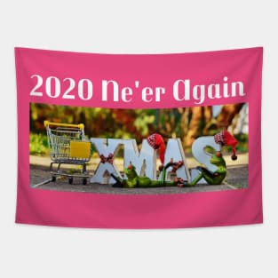 2020 Ne'er Again - Merry Christmas Tapestry