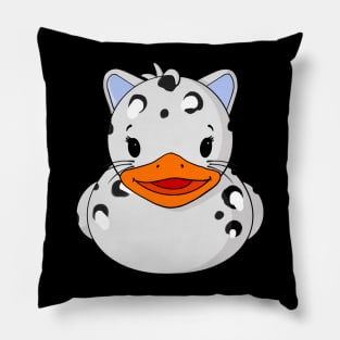 Snow Leopard Rubber Duck Pillow