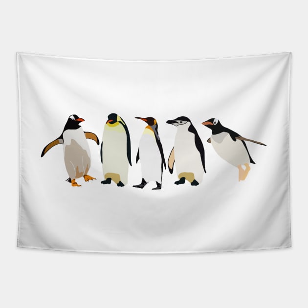 Penguins Tapestry by smoochugs