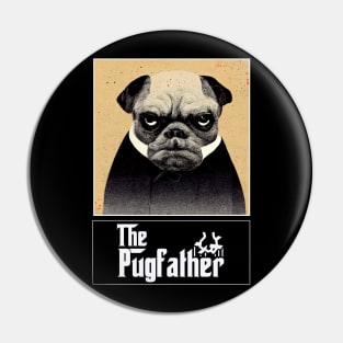 The Pugfather Pin