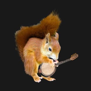 Squirrel Playing Banjo T-Shirt