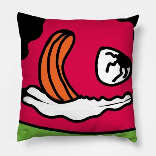 Crazy watermelon T-shirt Pillow