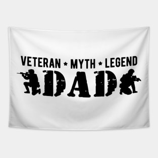 Dad Veteran Myth Legend Tapestry