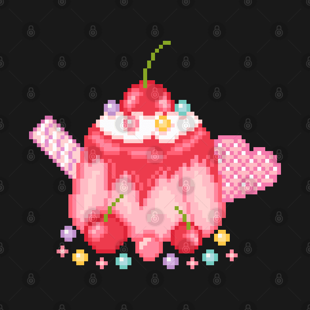 Kawaii Dessert Pixel Art by AlleenasPixels