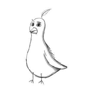 B&W Birdo T-Shirt