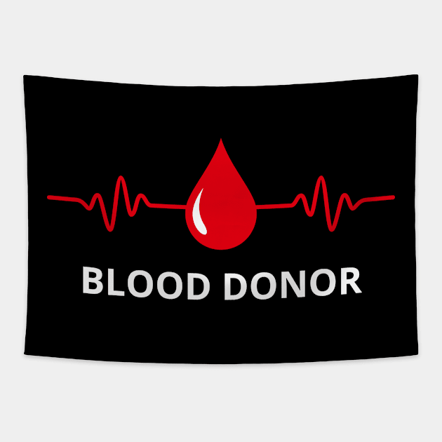 Blood donor Tapestry by  WebWearables