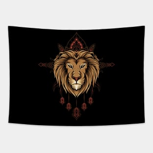 Lion Mandala Tapestry