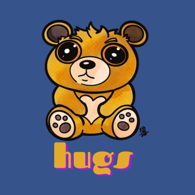 Kawaii Teddy Bear -  Hugs by Alt World Studios