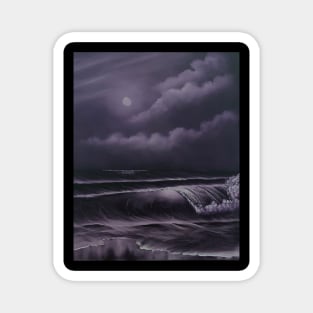 Violet Seascape Magnet