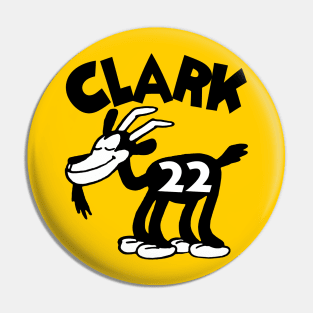 Caitlin Clark GOAT 3, Classic Steamboat Willie Goat Pin