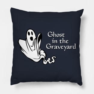 Ghost in the Graveyard Pillow