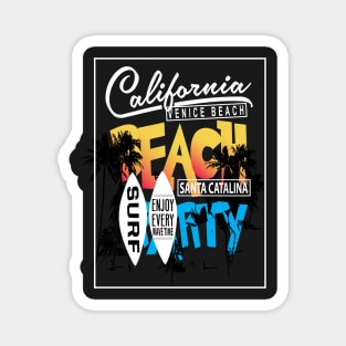 California beach party Magnet