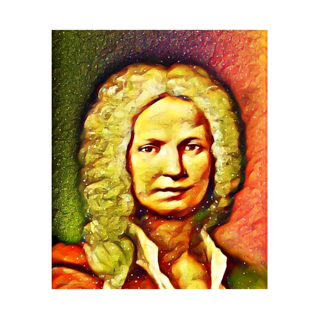 Antonio Vivaldi Snow Portrait | Antonio Vivaldi Artwork 15 by JustLit