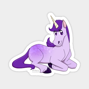 Uni Unicorn - Resting (Grape) Magnet