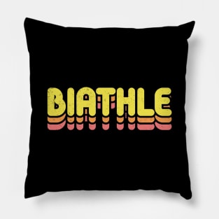 Retro Biathle Pillow