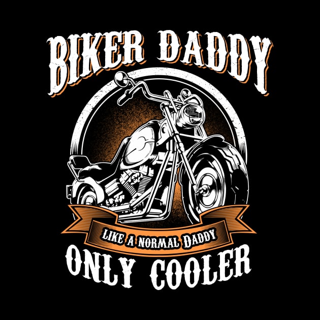 Only Cool Daddy Rides Motorcycles T Shirt Rider Gift by easleyzzi