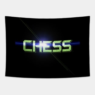 Cool Chess Design - Green Tapestry
