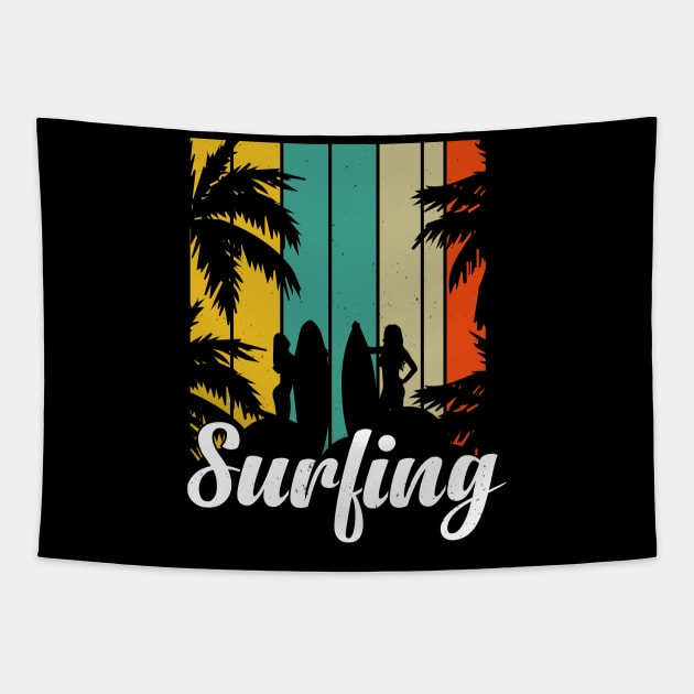 Surf Time Tapestry by The Open Wave