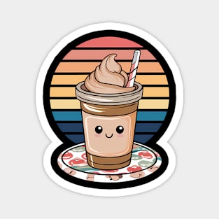 Retro Kawaii cold coffee Magnet