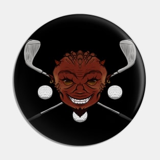 Golf Devil (no caption) Pin