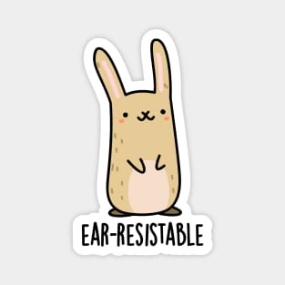 Ear-resistable Cute Bunny Rabbit Pun Magnet