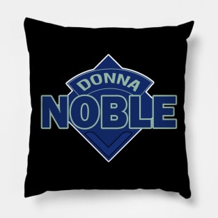 Donna Noble COMPANION - Doctor Who Style Logo Pillow