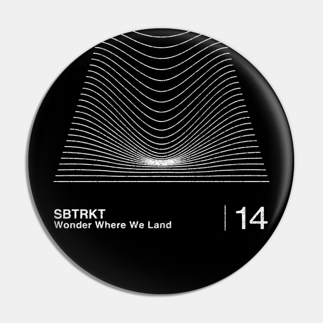 SBTRKT / Minimalist Graphic Artwork Design Pin by saudade