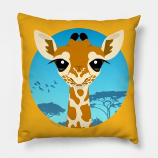 Baby giraffe Pillow
