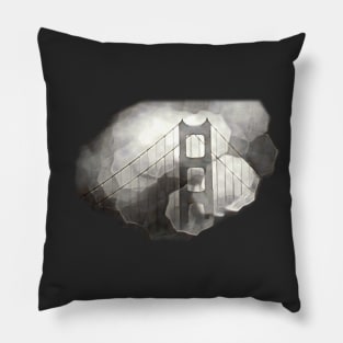 Golden Gate Noir Pillow